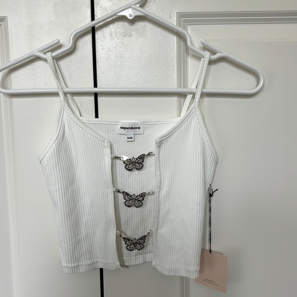 Superdown Jhene butterfly top